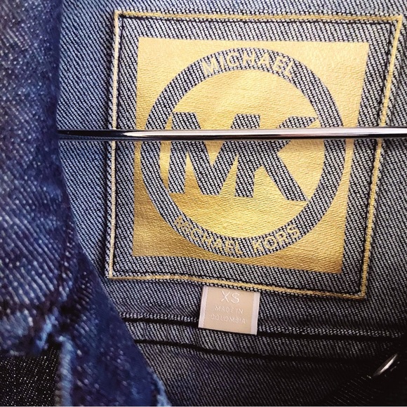 MICHAEL KORS 🌟 EUC Boyfriend Fit Jean Jacket - Picture 7 of 12
